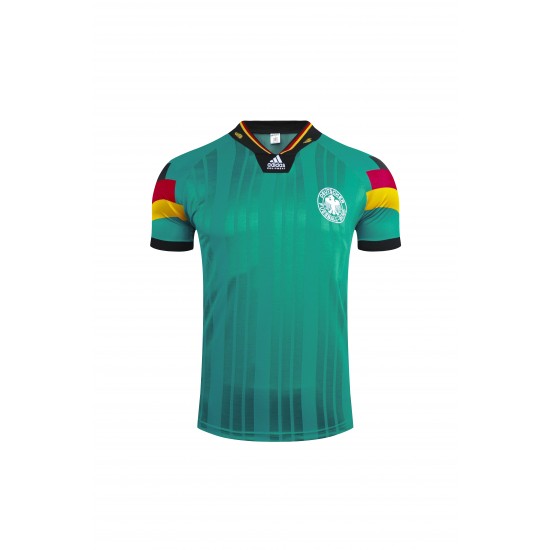 Camisola Alemanha Retro Equipamento Segundo 1992 Manga Curta